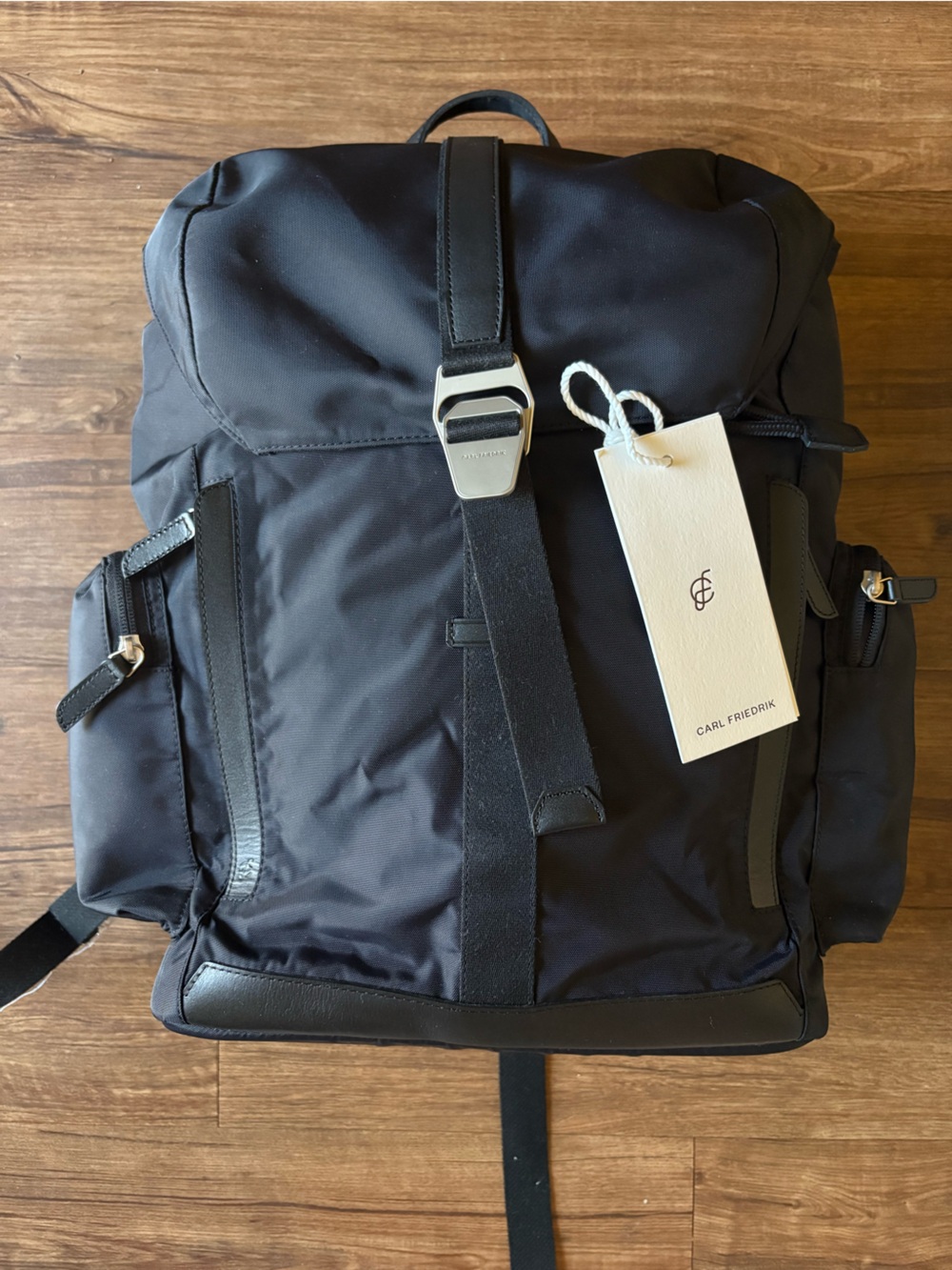 NWT Authentic Carl Friedrik Traverse Backpack Nylon Blue Atlassian Williams